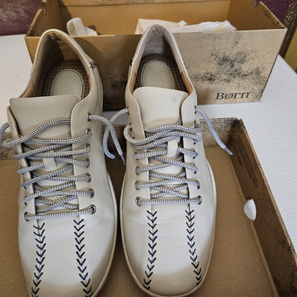 Born Men's White Casual Shoes